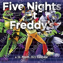 Cartelado Five Nights at Freddy's Security Breach C/5 personagens