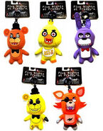 Set de 5 peluches de clip hecho por Toywiz