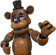 Freddy's official render seen in the website after pre-registering.