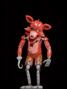 Animación de Foxy al cambiar el CPU.