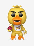 A Funko POP! of Chica for the 10-year anniversary.