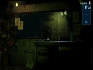 A glitch where Phantom Foxy stands in the office without jumpscaring the player.