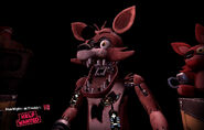 Another updated Screenshot of Foxy from FNaF VR: Help Wanted.