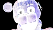 Jumpscare de Phantom Freddy (colores negativos).