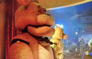 Freddy Fazbear close up.