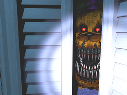 FNAF 4 Secret Fredbear Head Found