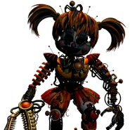 Scrap Baby encendida.