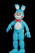 Toy Bonnie shutting down upon being defeated, animated.