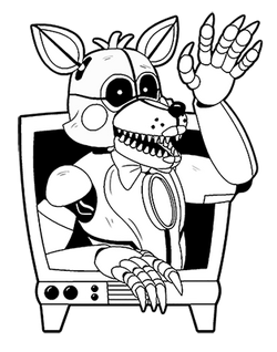 Fnaf Freddy Funtime Coloring Pages Printable