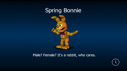 Spring Bonnie Fnaf World Sticker - Spring Bonnie Fnaf world