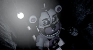 Funtime Freddy en la CAM03 de la Private Room durante la Noche Personalizada.