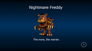 Nightmare Freddy's loading screen.