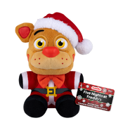 A Santa version of Freddy Fazbear Funko Plush.