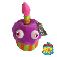 Purple Blacklight Cupcake plush from Goodstuff.