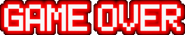The "Game Over" text.