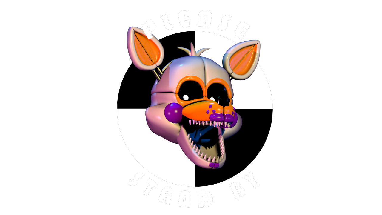 Lolbit Head in the style of Smash Bros Ultimate Characters icon v2