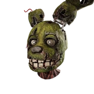 "Rotting Skull" head cosmetic icon. He donned the headpiece, desperate to hide from the spirits of his past.