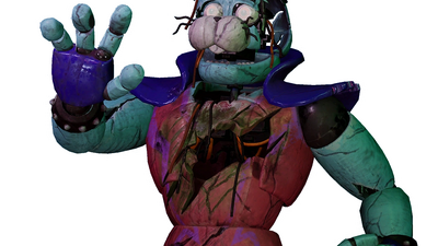 FNAF SECURITY BREACH Monty vs. Glamrock Bonnie Comparison 