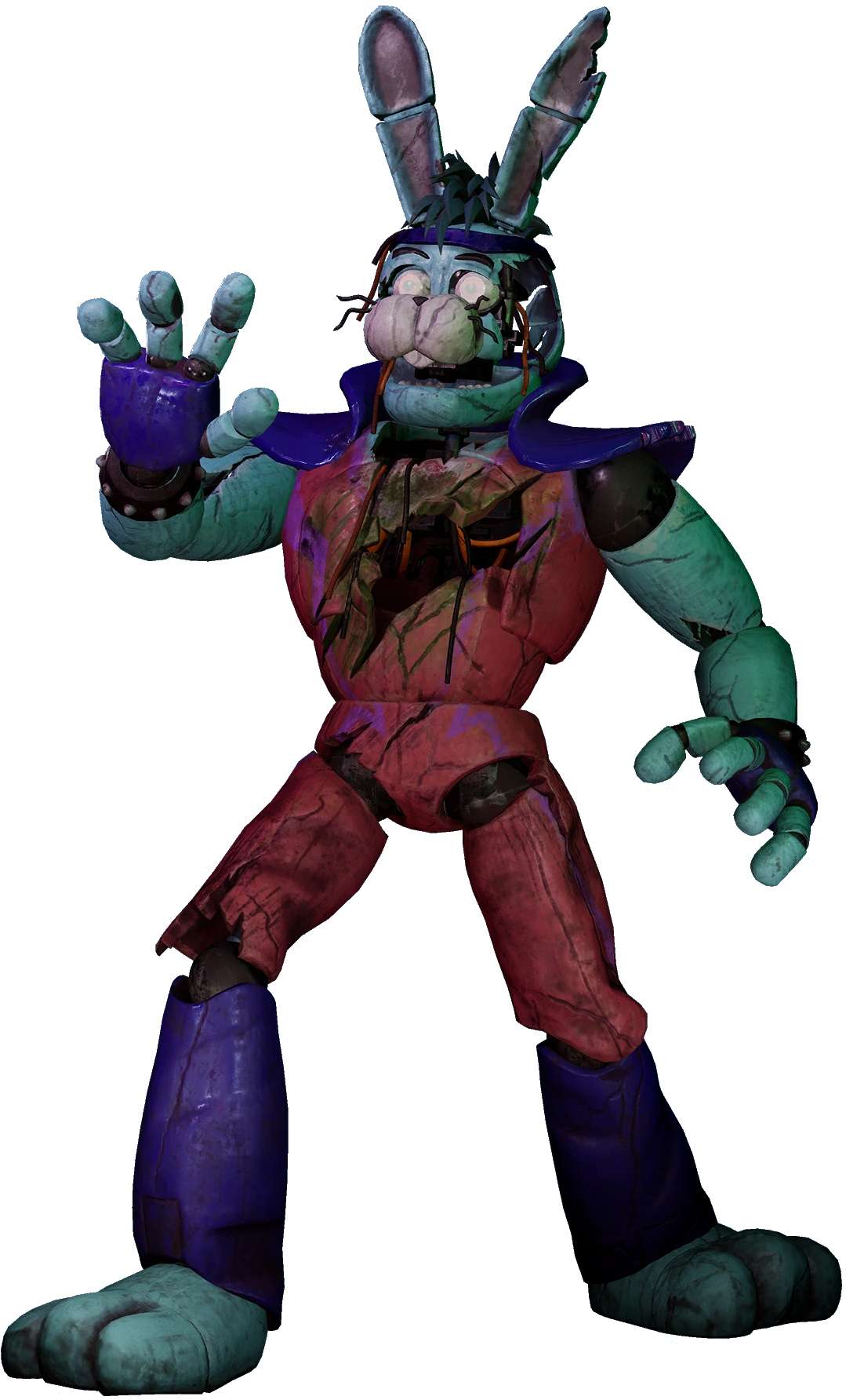 BLU on X: Shattered glamrock bonnie [ Glam bonnie design by