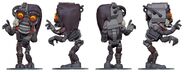 The 3D model for The Mimic's finalized Youtooz figure.