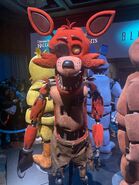 Foxy at the Behind the Screams event at Universal Studios Hollywood's Halloween Horror Nights.