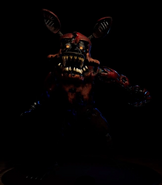 Model Nightmare Foxy'ego z przodu