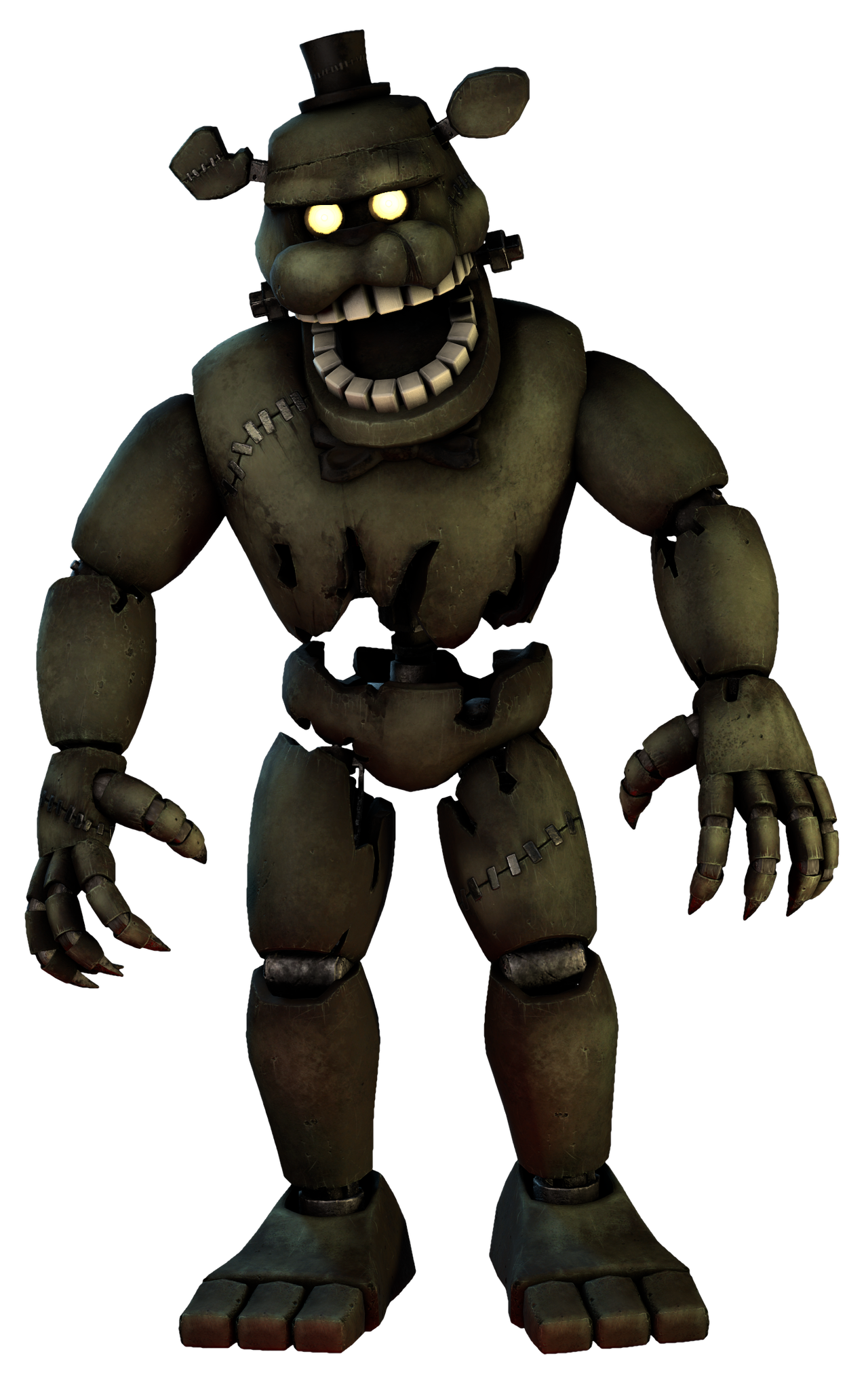 Five Nights at Freddy's Glitchtrap Curse Of Dreadbear Action