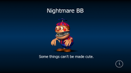 Nightmare BB's loading screen.