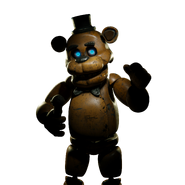 Freddy Fazbear's render during the loading screen.