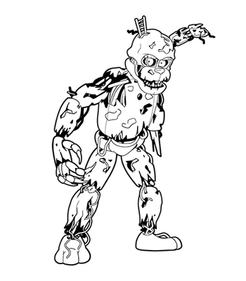 Some high-quality Scraptrap / Afton render recreations I made with my