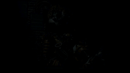 The same screen of Scrap Baby in the Back Alley, but darkened.