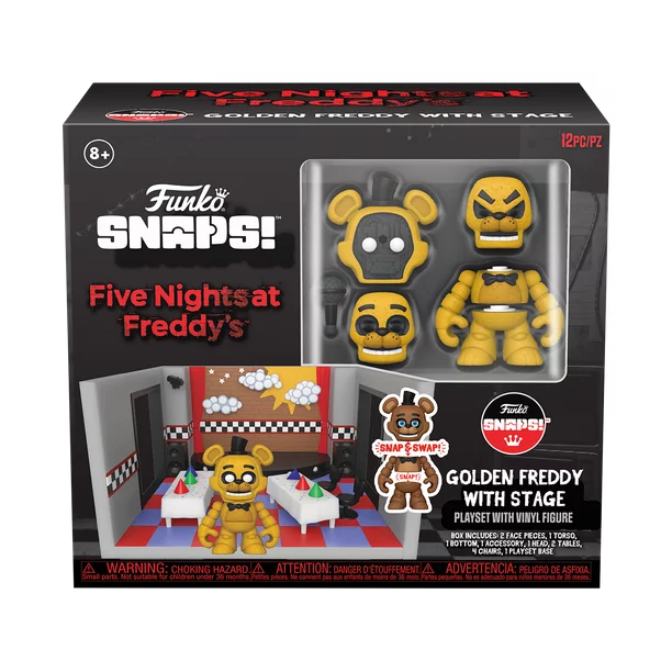 FNAF McFarlane” Freddy Fazbear Parts & Service Mini Construction Set 39  Pieces