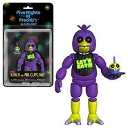 The action figure of Blacklight Chica