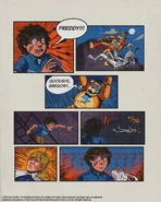 Glamrock Freddy sacrifices himself to finish off Vanny.