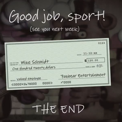 Mike Schmidt cheque