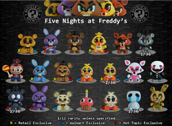 Funko Mystery Mini Five Nights At Freddys FNAF Shadow Freddy HOT TOPIC  EXCLUSIVE