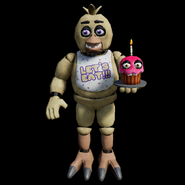 Chica's cutout from the Fazerblast: FNaF 1 level.