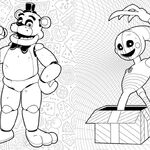Five Nights At Freddy S Coloring Book Five Nights At Freddy S Wiki Fandom Fnaf coloring book is not only designed for loyal fans of fnaf, but it's also for the kids that love to draw stuff.