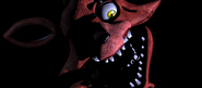 Image of Withered Foxy (as his original counterpart) in the first part, now looking at the player.