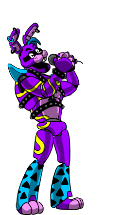 Make Bonnie Glam Rock de Five Nights at Freddys 💜 #fnaf #fivenightsa