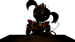 Molten freddy jumpscare salvage room pixel art