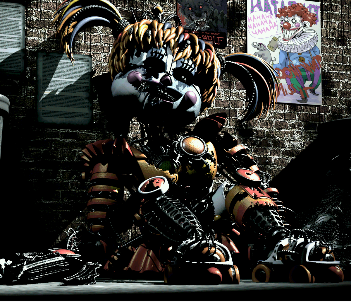 Renders de Molten Freddy en el salvage(modelo por