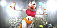 Funtime Chica in-game.