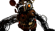 Molten Freddy's last frame of jumpscare in the Salvage Room.