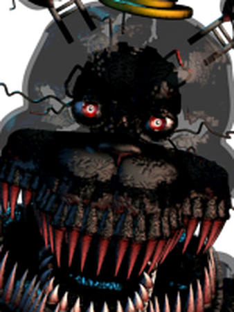 Nightmare Freddy Face - Fnaf 4 Nightmare Freddy Png - Free