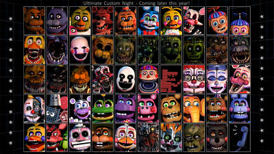 A ULTIMATE CUSTOM NIGHT DE FNAF VERSÃO ANIME!