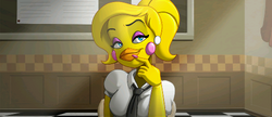 Bonnet, except she's actually Yandere Toy Chica from the UCN anime  cutscenes. : r/fivenightsatfreddys