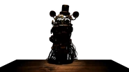 Molten Freddy, preparing to attack in the Salvage Room, Hostile. (Third Phase)