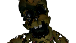 Nightmare Fredbear (UCN Based) and Scraptrap (FNaF 3 Springtrap