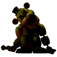 FNAF 1 Golden Freddy in the Void Cutscene